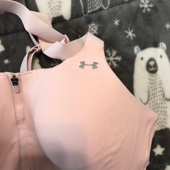 Under Armour Zip Front Sports Bra - 34DD - Picture 4 of 8